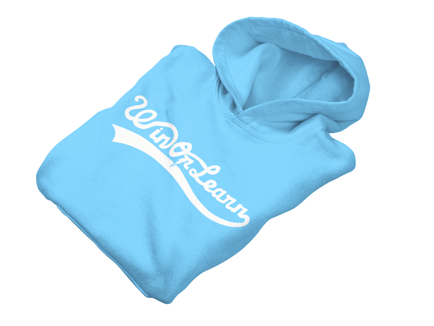 Win Or Learn Signature Hoodie - Sky Blue