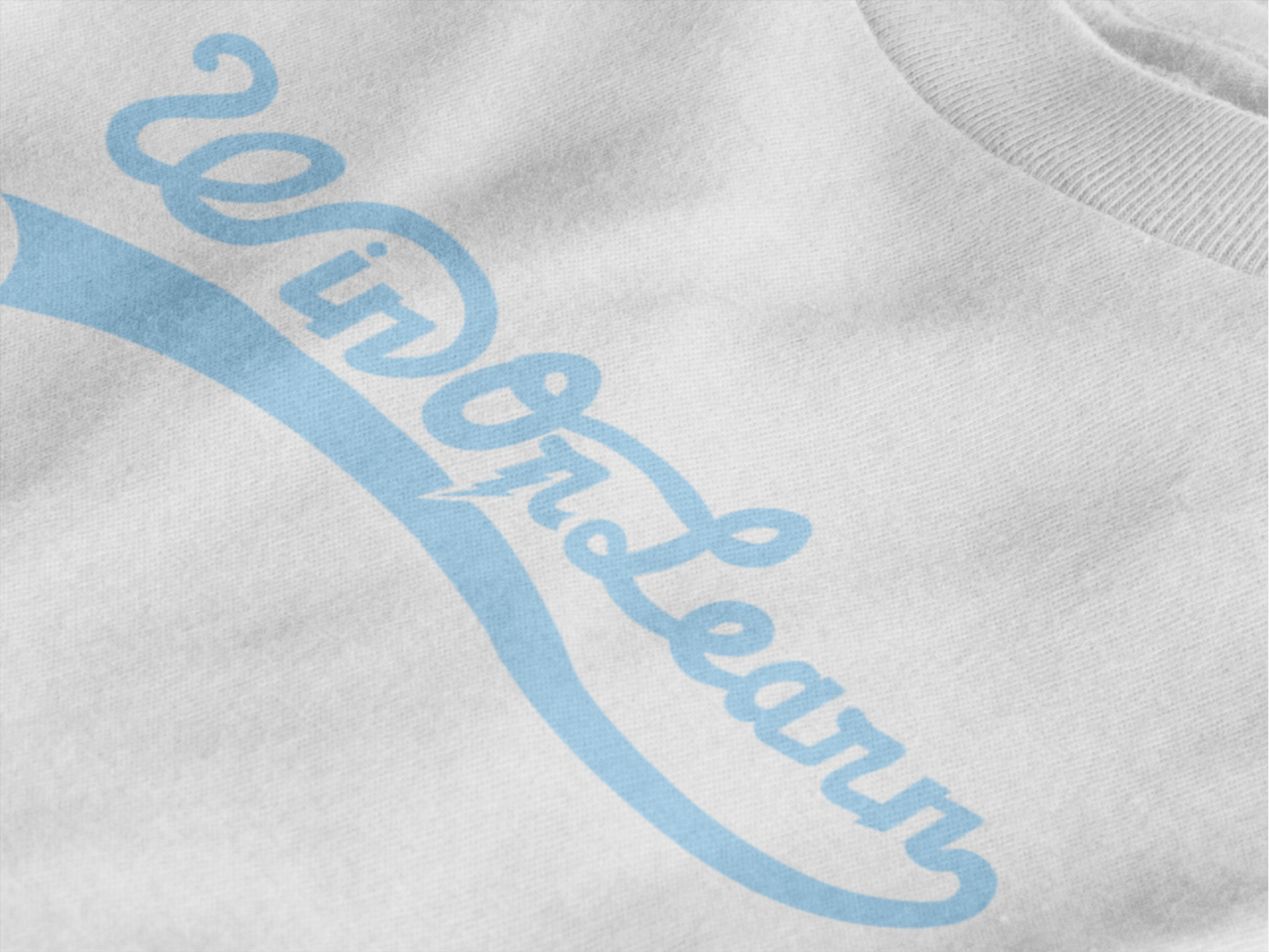 Short sleeve Swoosh logo tee (Columbia blue)